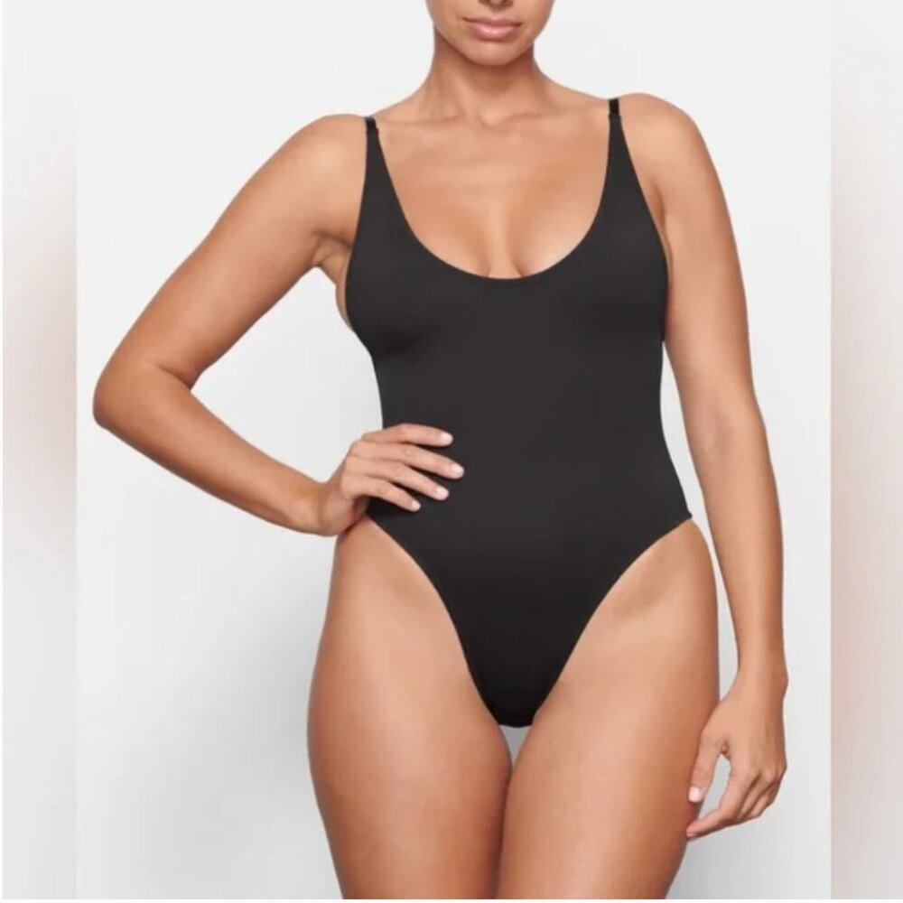 #229 Skims Signature Swim Scoop Neck One Piece